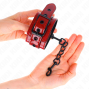 KINK - DARK RED WRIST CUFFS 23 X 5 CM
