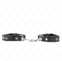 KINK - MINI BLACK WRISTBANDS WITH STUDS ADJUSTABLE 16-22 CM X 2 CM