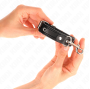 KINK - MINI BLACK WRISTBANDS WITH STUDS ADJUSTABLE 16-22 CM X 2 CM