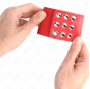 KINK - APPUI-POIGNETS AVEC BOUTON-PRESSION ROUGE RÉGLABLE 19-24 CM X 5,5 CM
