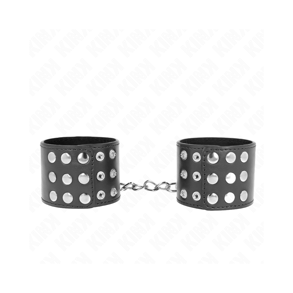 KINK - APPUI-POIGNETS AVEC BOUTON-PRESSION NOIR RÉGLABLE 19-24 CM X 5,5 CM