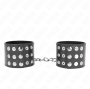 KINK - PULSO COM SNAP FASTEN PRETO AJUSTÁVEL 19-24 CM X 5,5 CM