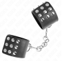 KINK - WRIST RESTRAINTS WITH SNAP FASTEN BLACK ADJUSTABLE 19-24 CM X 5.5 CM