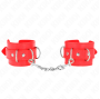KINK - 3 D-RING WRIST RESTRAINTS ADJUSTABLE RED 17.5-25 CM X 6 CM