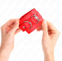 KINK - 3 D-RING WRIST RESTRAINTS ADJUSTABLE RED 17.5-25 CM X 6 CM
