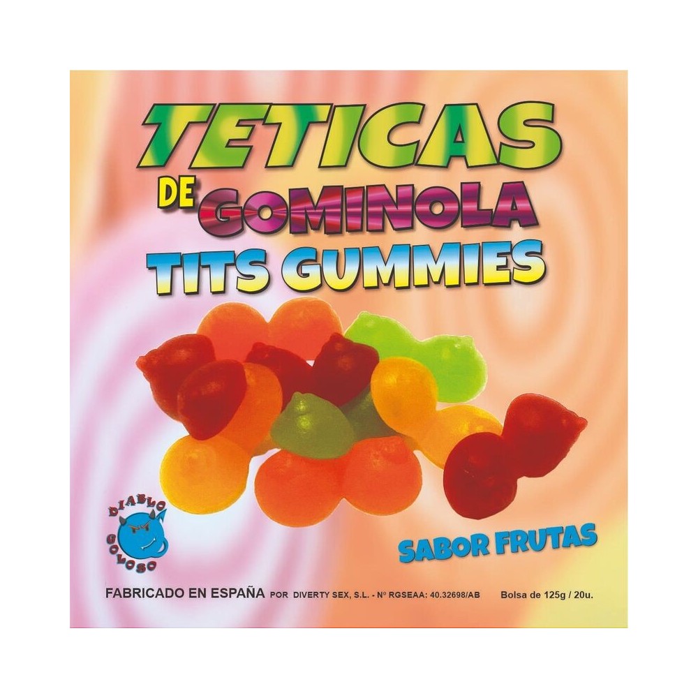 DIABLO GOLOSO - ASSORTED GLOSSY GUMMY Teats