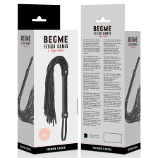 BEGME - BLACK EDITION FLOGGER IN PELLE VEGANA