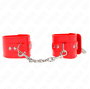 KINK - APPUI-POIGNETS AVEC FERMETURE PAR CADENAS ROUGE AJUSTABLE 16-23 CM X 5,5 CM