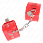 KINK - APPUI-POIGNETS AVEC FERMETURE PAR CADENAS ROUGE AJUSTABLE 16-23 CM X 5,5 CM