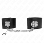 KINK - APPUI-POIGNETS AVEC FERMETURE PAR CADENAS NOIR AJUSTABLE 16-23 CM X 5,5 CM