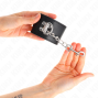 KINK - APPUI-POIGNETS AVEC FERMETURE PAR CADENAS NOIR AJUSTABLE 16-23 CM X 5,5 CM