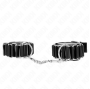 KINK - APPUI-POIGNETS FINS COMME CHARNIÈRES NOIR RÉGLABLE 16-22 CM X 3,5 CM