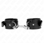 KINK - RETENÇÕES DE PULSO - LINHA DE REBITES ÚNICOS PRETO AJUSTÁVEL 17-28 CM X 5 CM
