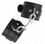 KINK - RETENÇÕES DE PULSO - LINHA DE REBITE ÚNICA E FIVELA GRANDE PRETA AJUSTÁVEL 17-28 CM X 5 CM