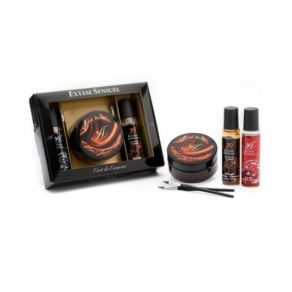 EXTASE SENSUAL - KIT SCRIGNO DI CIOCCOLATO AFRODISIACO