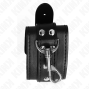 KINK - LOCKABLE DUNGEON WRIST RESTRAINTS BLACK ADJUSTABLE 21-28 CM X 5.5 CM