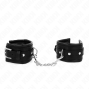KINK - APPAREILS-POIGNETS À BOUCLE STRASS NOIR AJUSTABLE 25-32 CM X 5,5 CM