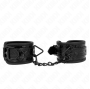 KINK - APPUI-POIGNETS MOTIF DIAMANT NOIR AJUSTABLE 17-26 CM X 5,5 CM