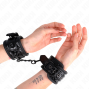 KINK - APPUI-POIGNETS MOTIF DIAMANT NOIR AJUSTABLE 17-26 CM X 5,5 CM