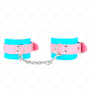 KINK - PULSO BONITO AZUL / ROSA AJUSTÁVEL 16-28 CM X 5 CM
