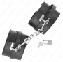 KINK - REMOÇÕES DE PULSO COM BLOQUEIO DELUXE PRETO AJUSTÁVEIS 14,5-21 CM X 6 CM