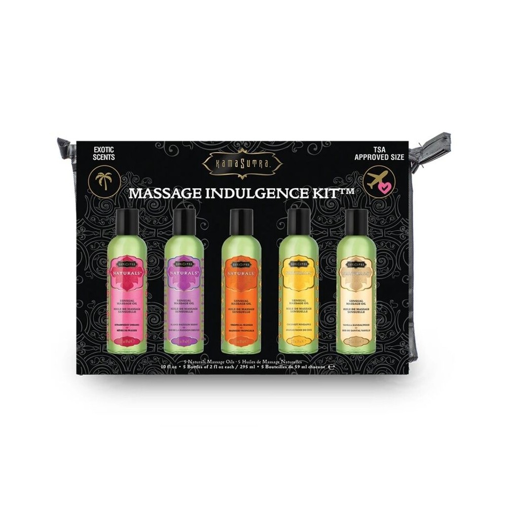 KAMASUTRA - KIT OLIO DA MASSAGGIO INDULGENZA