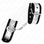 KINK - APPUI-POIGNETS FINS NOIR / ARGENT 30 X 4 CM