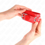 KINK - APPUI-POIGNET SIMPLE ROUGE AJUSTABLE 20-23 CM X 5,5 CM