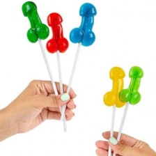 SECRETPLAY - DISPLAY ASSORTMENT PENIS LOLLIPOPS WITH ALCOHOL 40 UNITS