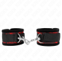KINK - SCANDAL WRIST RESTRAINTS RED-BLACK