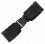 KINK - NYLON BIND-HANDFESSELN MIT KLETTVERSCHLUSS ROT-SCHWARZ MODELL 1 VERSTELLBAR 25-35 CM X 6 CM