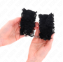 KINK - LACE ELASTIC WRIST RESTRAINTS NEGRO