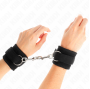 KINK - NYLON BIND KLETT-HANDFESSELN SCHWARZ MODELL 2 VERSTELLBAR 18-35 CM X 6 CM