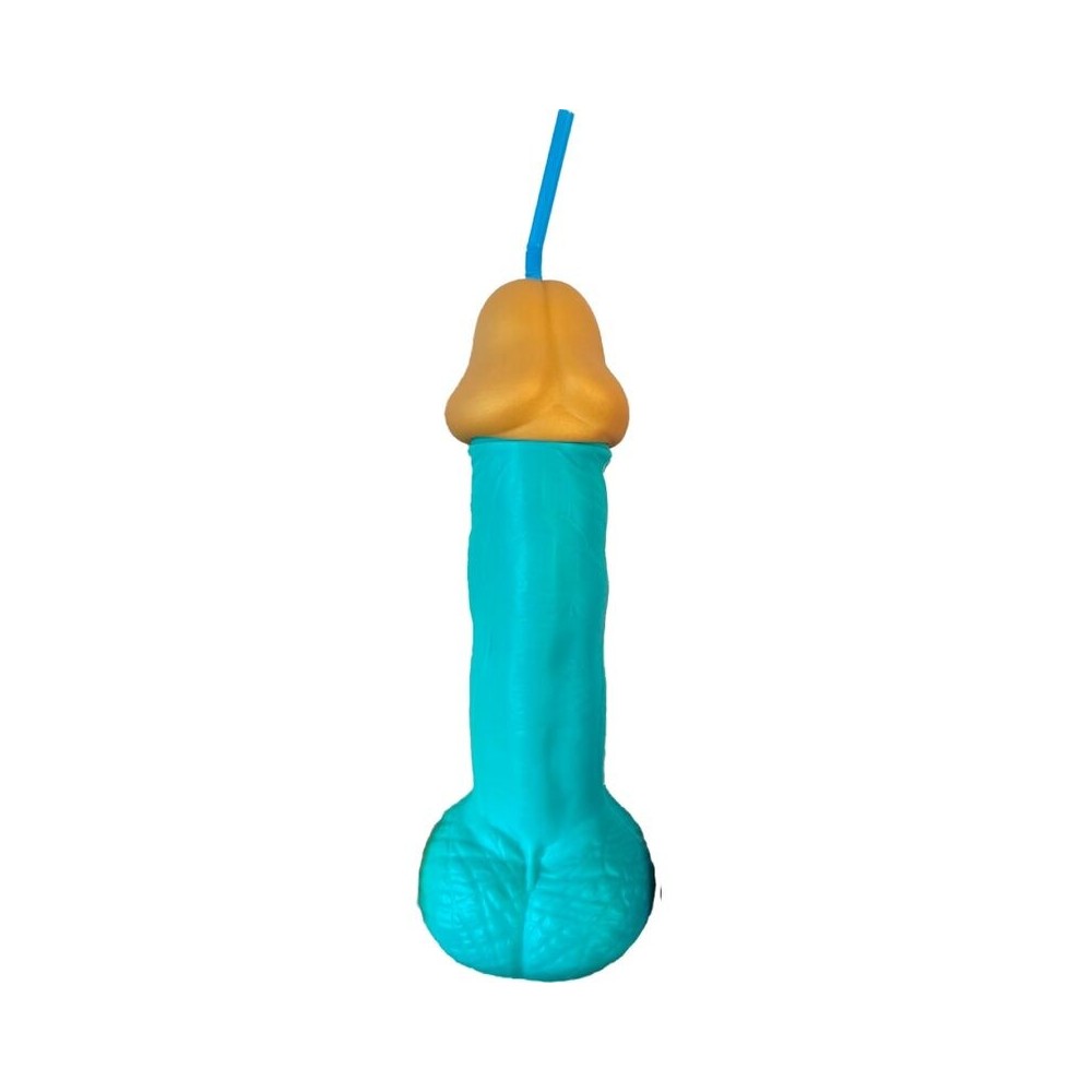 DIABLO PICANTE - BLUE PLASTIC PENIS CUP