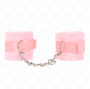 KINK - MANCHETTES DÉBUTANT EN FOURRURE ROSE 30 X 7 CM