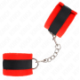 KINK - ALGEMAS DE PELE INICIANTE PRETO-VERMELHO 30 X 7 CM