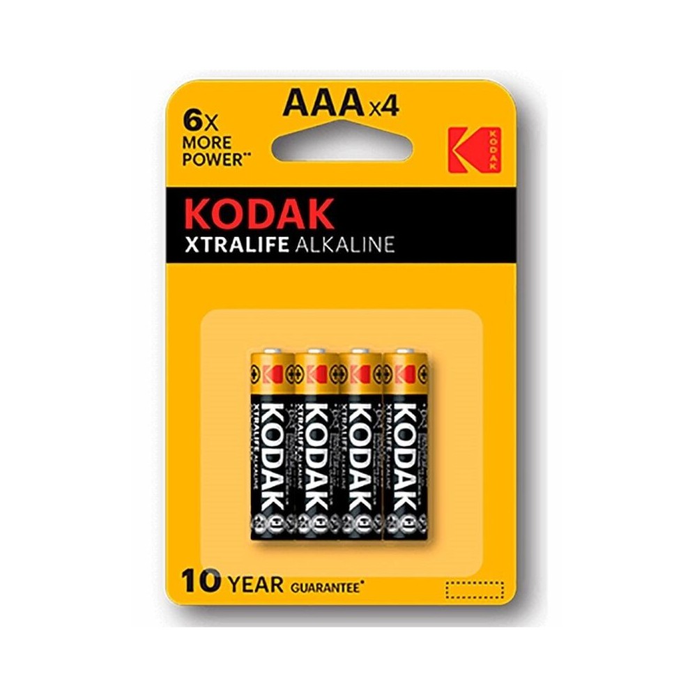 KODAK - BATERIA ALCALINA XTRALIFE AAA LR03 * 4