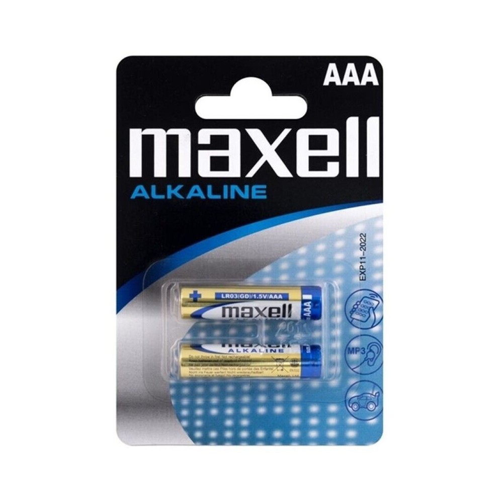 MAXELL - ALKALINBATTERIE AAA LR03 BLISTER * 3