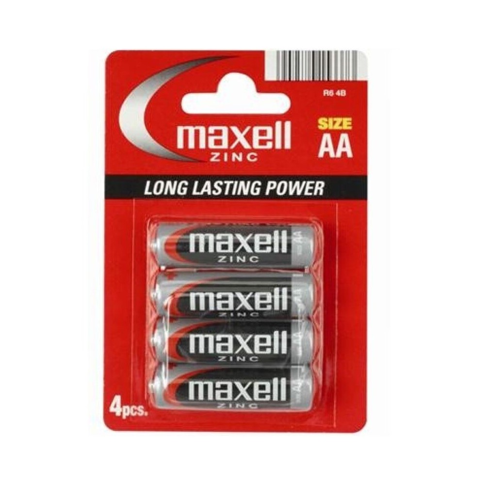 MAXELL - PILA SALINA MANGANESO AA R6 * 4 EINHEITEN