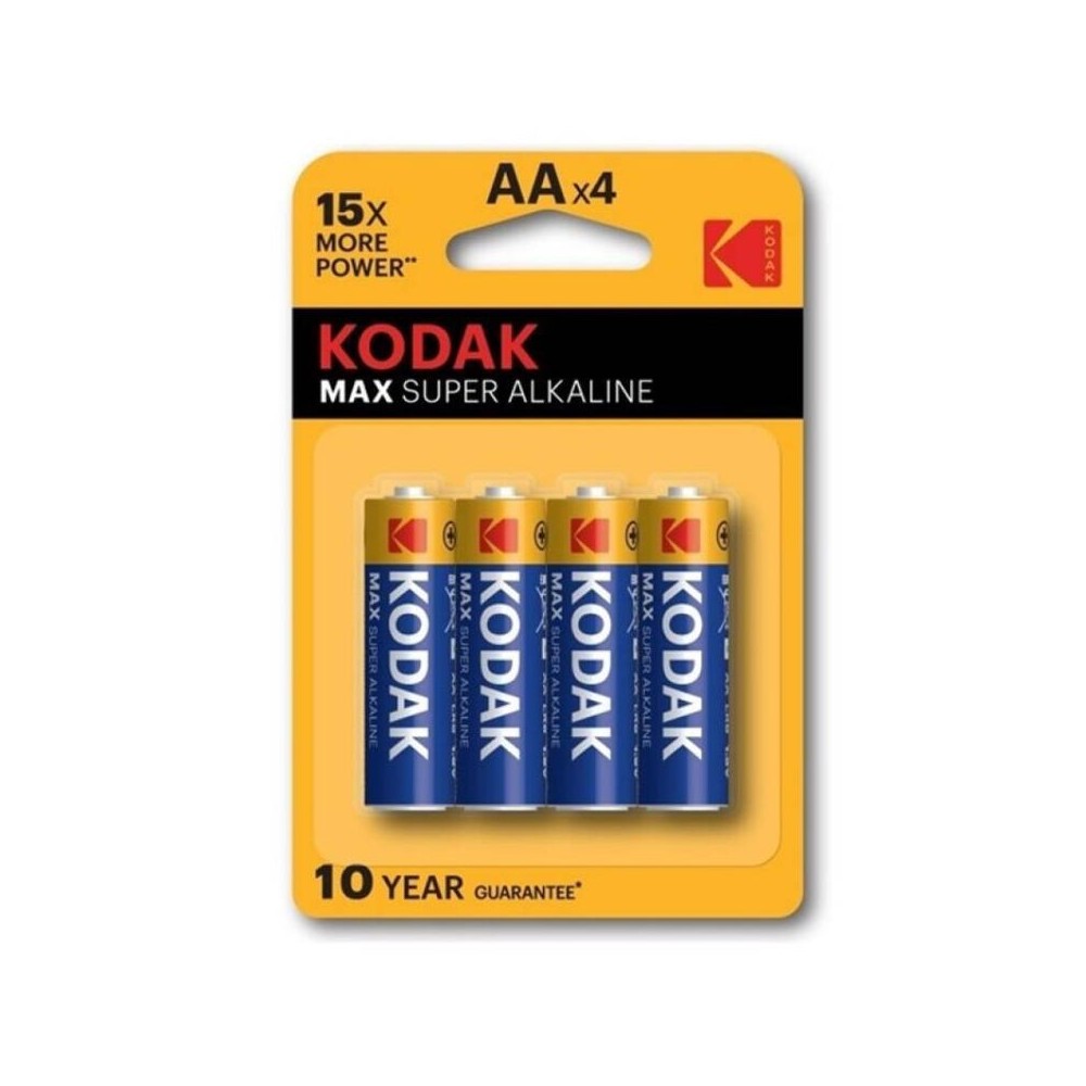 KODAK - BATTERIA ALCALINA MAX AA LR6 BLISTER * 4