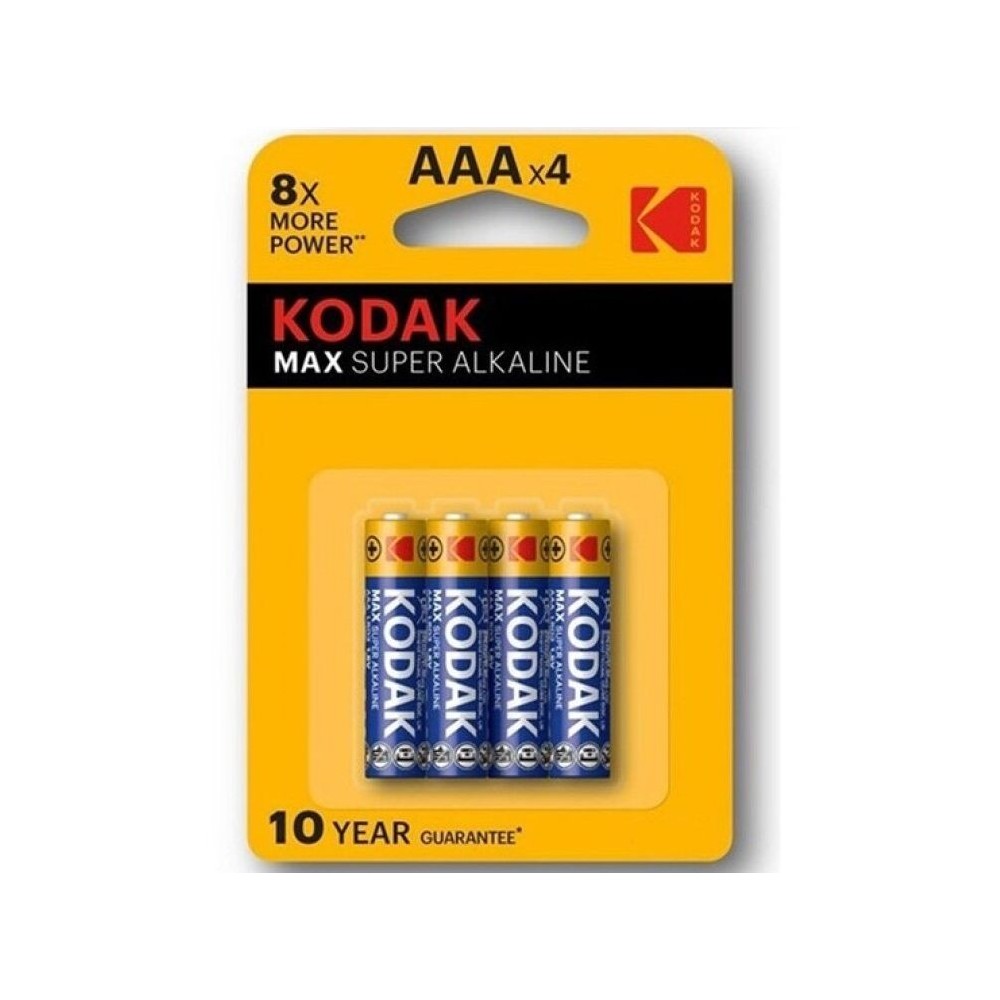 KODAK - BATERIA SUPER ALCALINA MAX AAA LR03 * 4