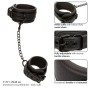 CALEXOTICS - NOCTURNAL ANKLE CUFFS LEATHER ADJUSTABLE NEGRO