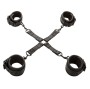 CALEXOTICS - NOCTURNAL HOG TIE CONNECTOR CUERO AJUSTABLE BLACK