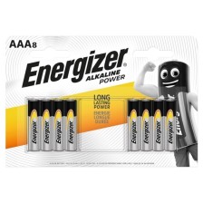 ENERGIZER - ALKALINE BATTERY POWER AAA LR03 8 UNIT