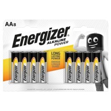 ENERGIZER - POWER BATERIA ALCALINA AA LR6 8 UNIDADE