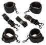 CALEXOTICS - NOCTURNAL BED RESTRAINTS LEATHER ADJUSTABLE BLACK