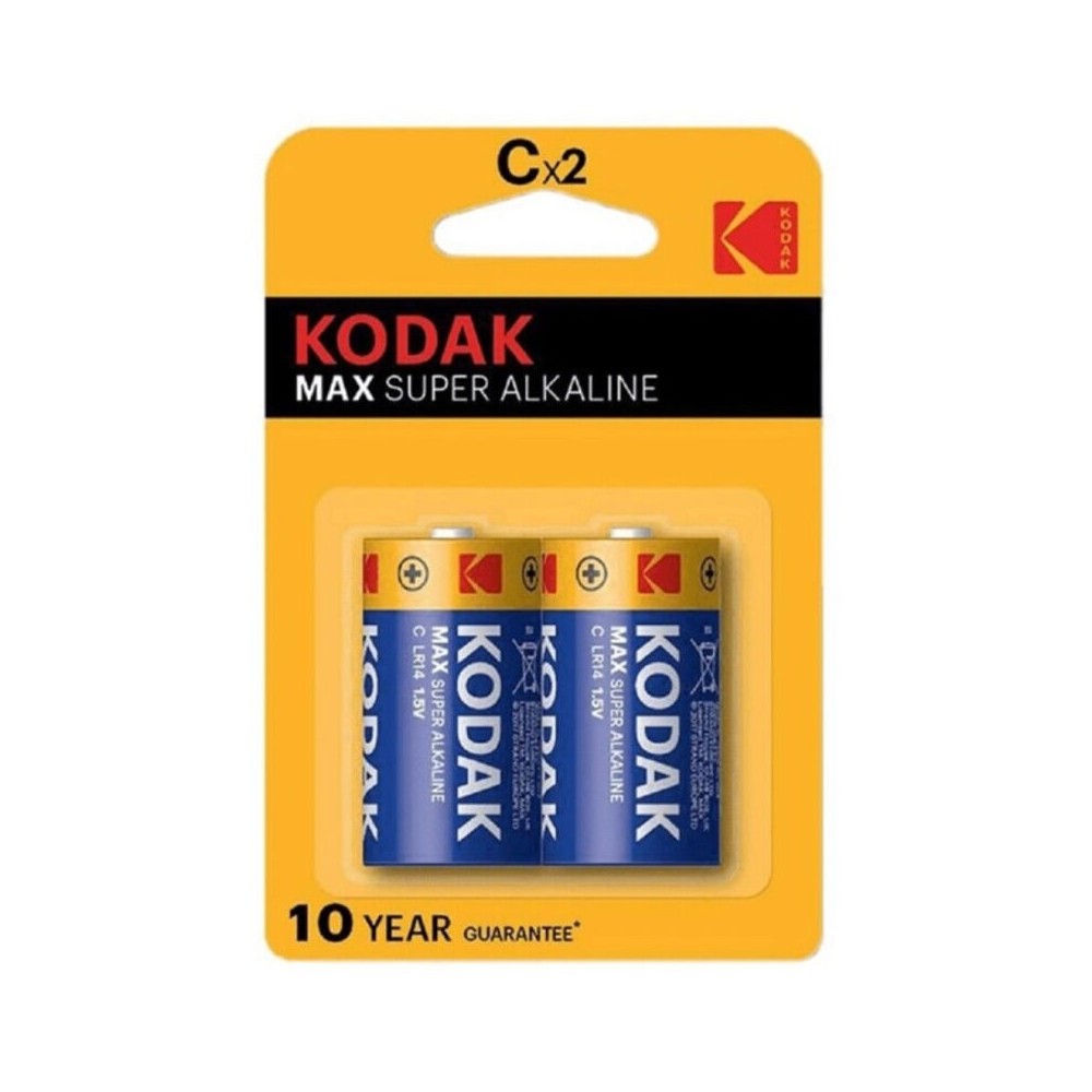 KODAK - BATERIA ALCALINA MAX C LR14 2 UNIDADES