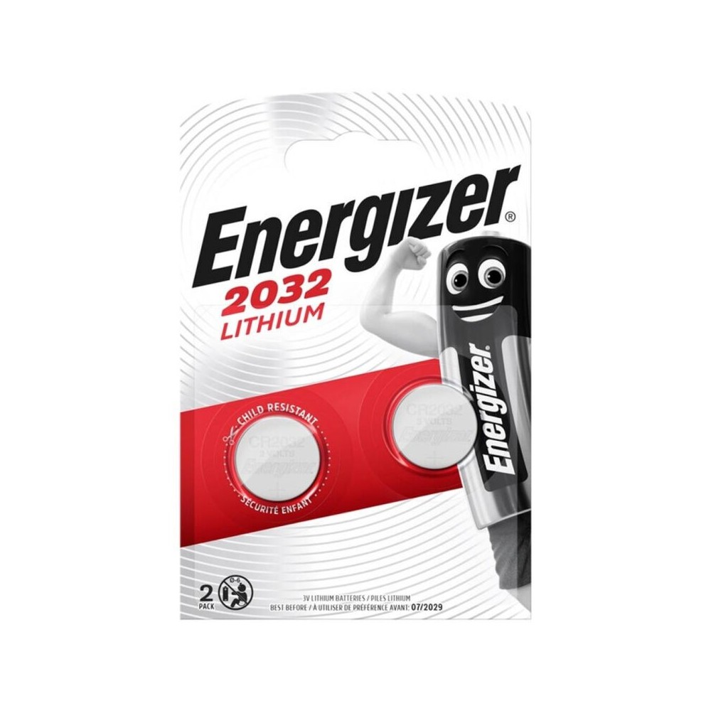 ENERGIZER - BATERIA BOTO DE LÍTIO CR2032 3V 2 UNIDADE