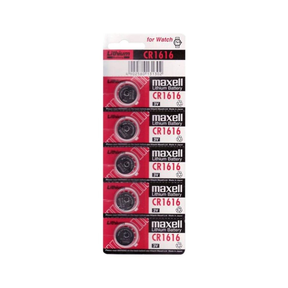 MAXELL - BATERIALITIO CR1616 3V 5UDS