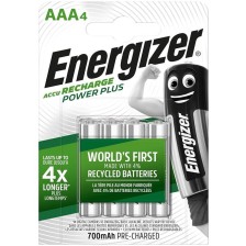 ENERGIZER - BATERIAS RECARREGVEIS AAA4 BLISTER 5